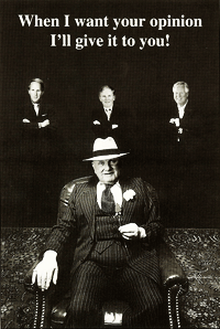 Wilson Sr. as the Godfather